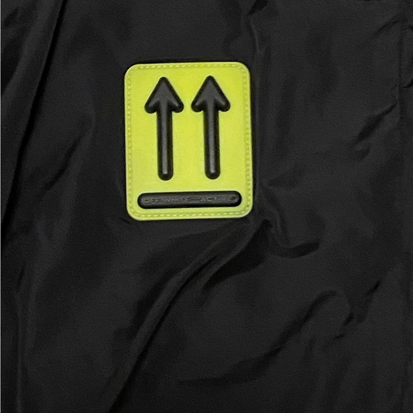 Off-White main label windbreaker track pants with zipper pockets and hem, Sz. M - Picture 4 of 14